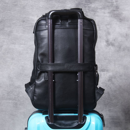 Genuine Leather Backpack For Men | Full Grain Leather | Handcrafted Daypack