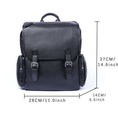 Genuine Leather Backpack For Men | Full Grain Leather | Daypack