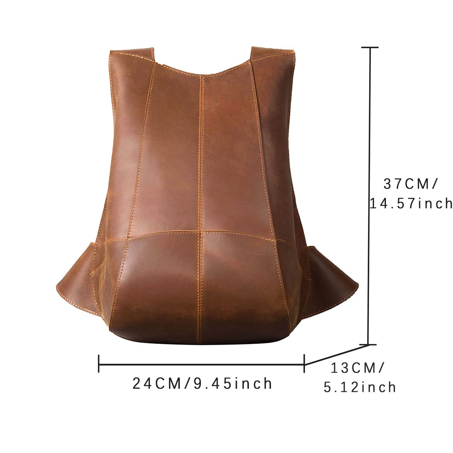 Men's Leather Backpack |  Full Grain Leather | Stylish Daypack
