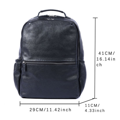 Men's Vintage Leather Backpack |  Italian Full Grain Leather | Daypack