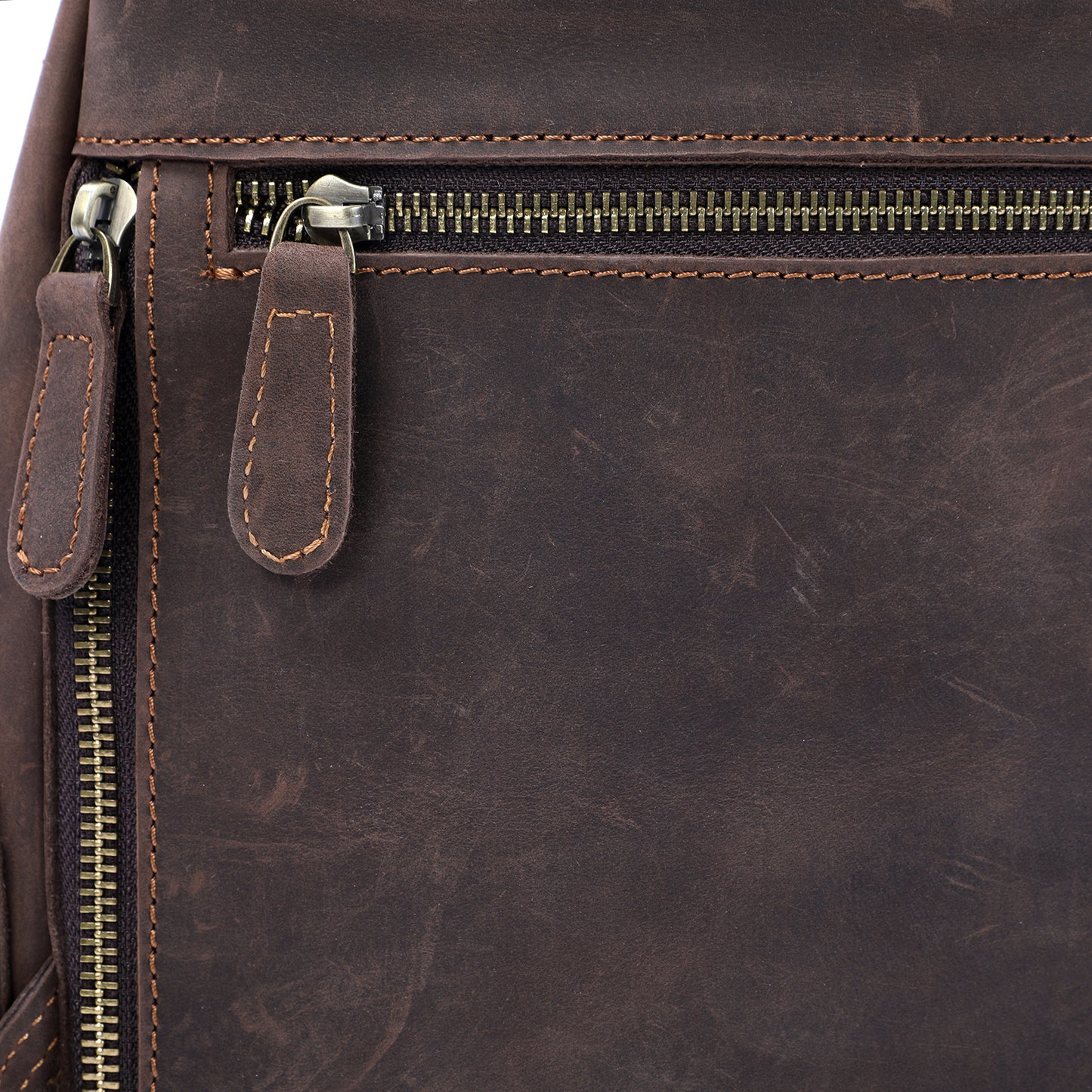 Vintage Leather Backpack | Full Grain Leather | Mini Daypack
