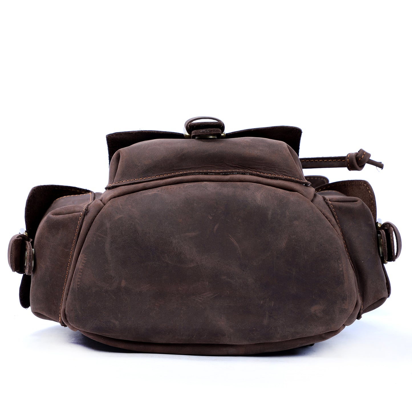 Vintage Leather Backpack | Full Grain Leather | Mini Daypack