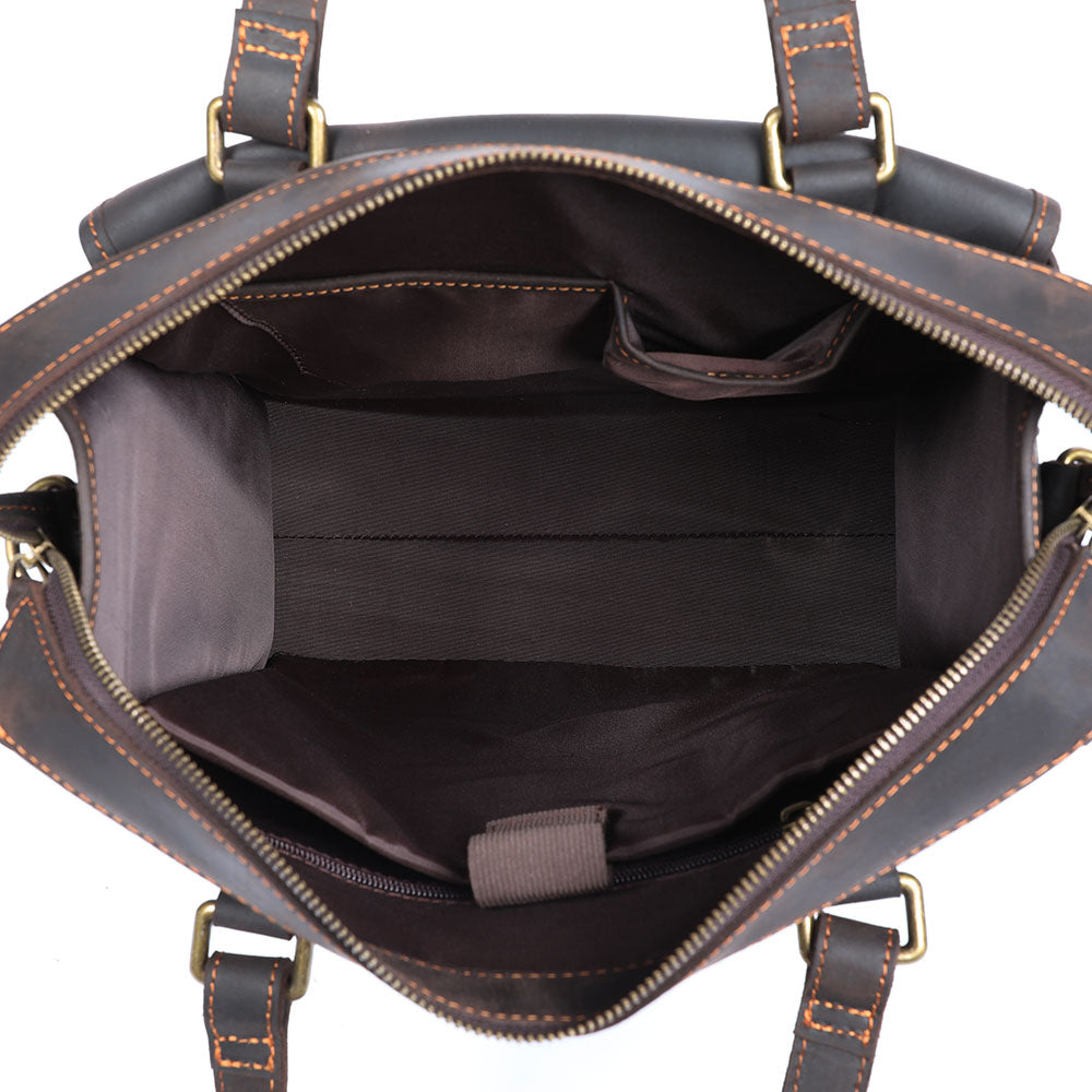 Vintage Leather Backpack For Men |  Full Grain Leather | Single/Shoulder & Double Straps Daypack