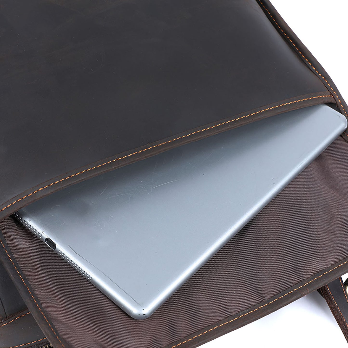Vintage Leather Backpack For Men |  Full Grain Leather | Single/Shoulder & Double Straps Daypack
