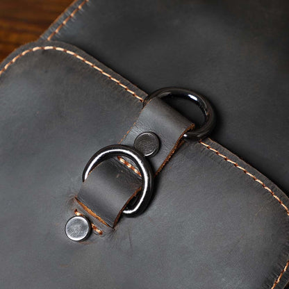 Men's Leather Shoulder Bags |  Full Grain Leather | Handmade