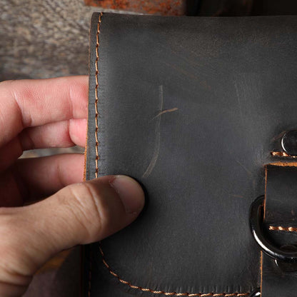 Men's Leather Shoulder Bags |  Full Grain Leather | Handmade