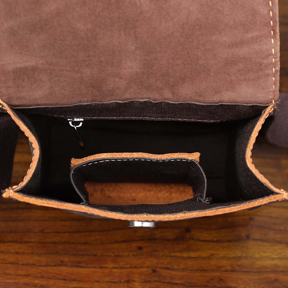 Men's Leather Shoulder Bags |  Full Grain Leather | Handmade
