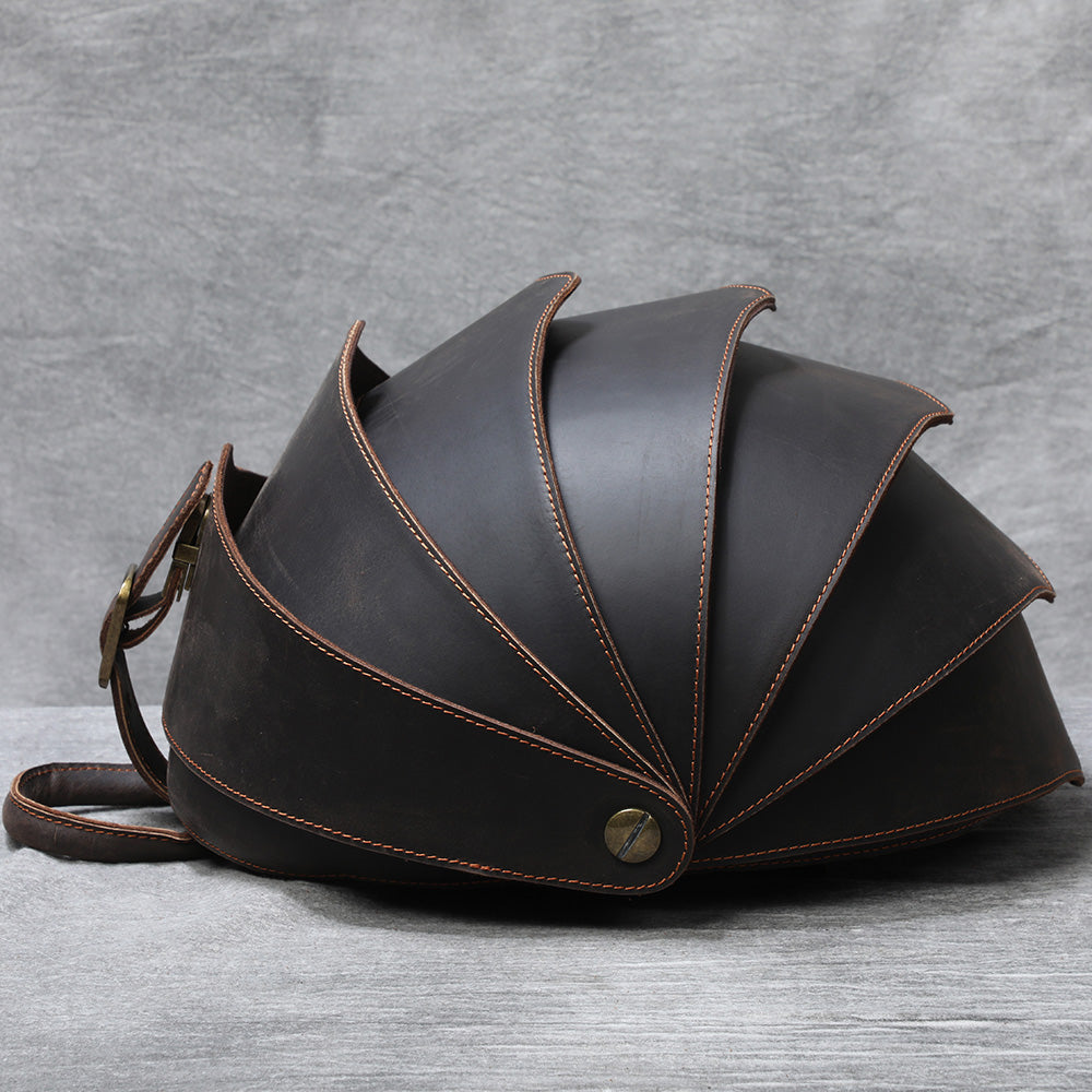 Stylish Leather Backpack |  Full Grain Leather | Beetle Daypack