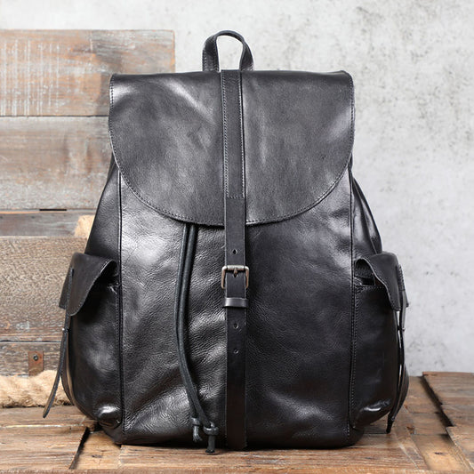 Genuine Leather Backpack For Men | Full Grain Leather | Handcrafted Daypack
