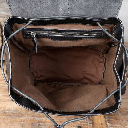 Genuine Leather Backpack For Men | Full Grain Leather | Handcrafted Daypack