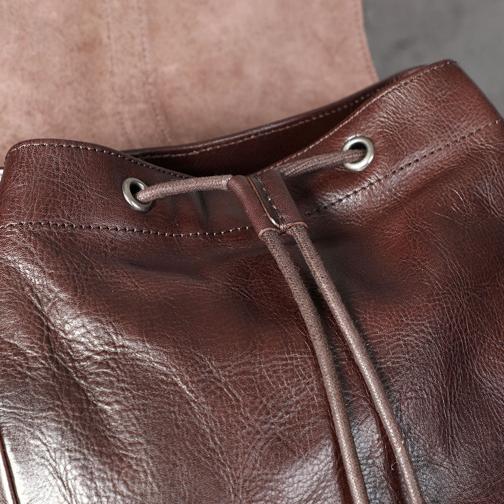 Genuine Leather Backpack For Men | Full Grain Leather | Handcrafted Daypack