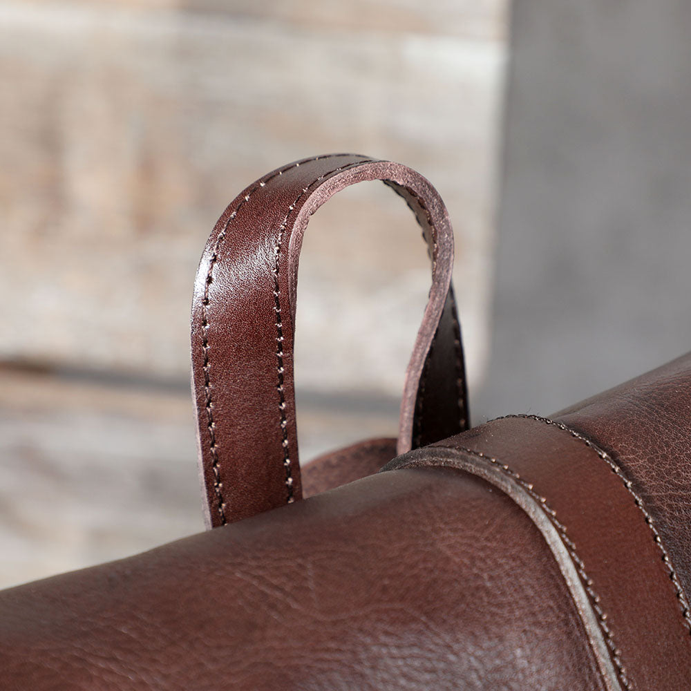 Genuine Leather Backpack For Men | Full Grain Leather | Handcrafted Daypack