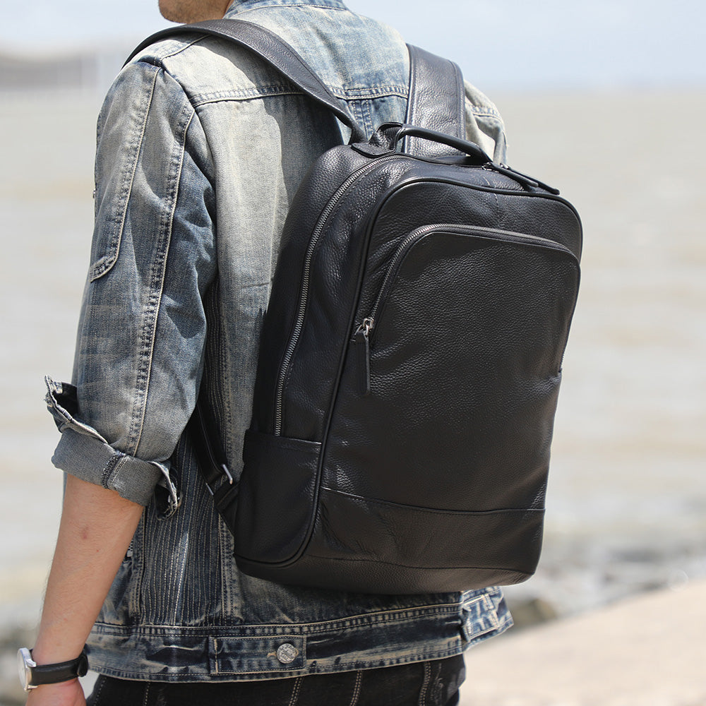 Men's Leather Backpack |  Full Grain Leather | Daypack