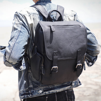 Genuine Leather Backpack For Men | Full Grain Leather | Daypack