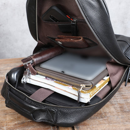 Men's Leather Backpack |  Full Grain Leather | Daypack