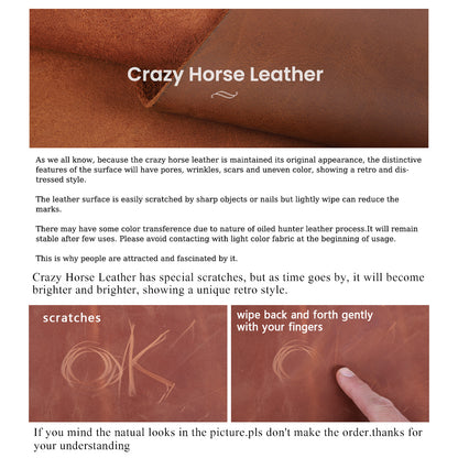 Genuine Leather Backpack For Men | Full Grain Leather | Handcrafted Daypack