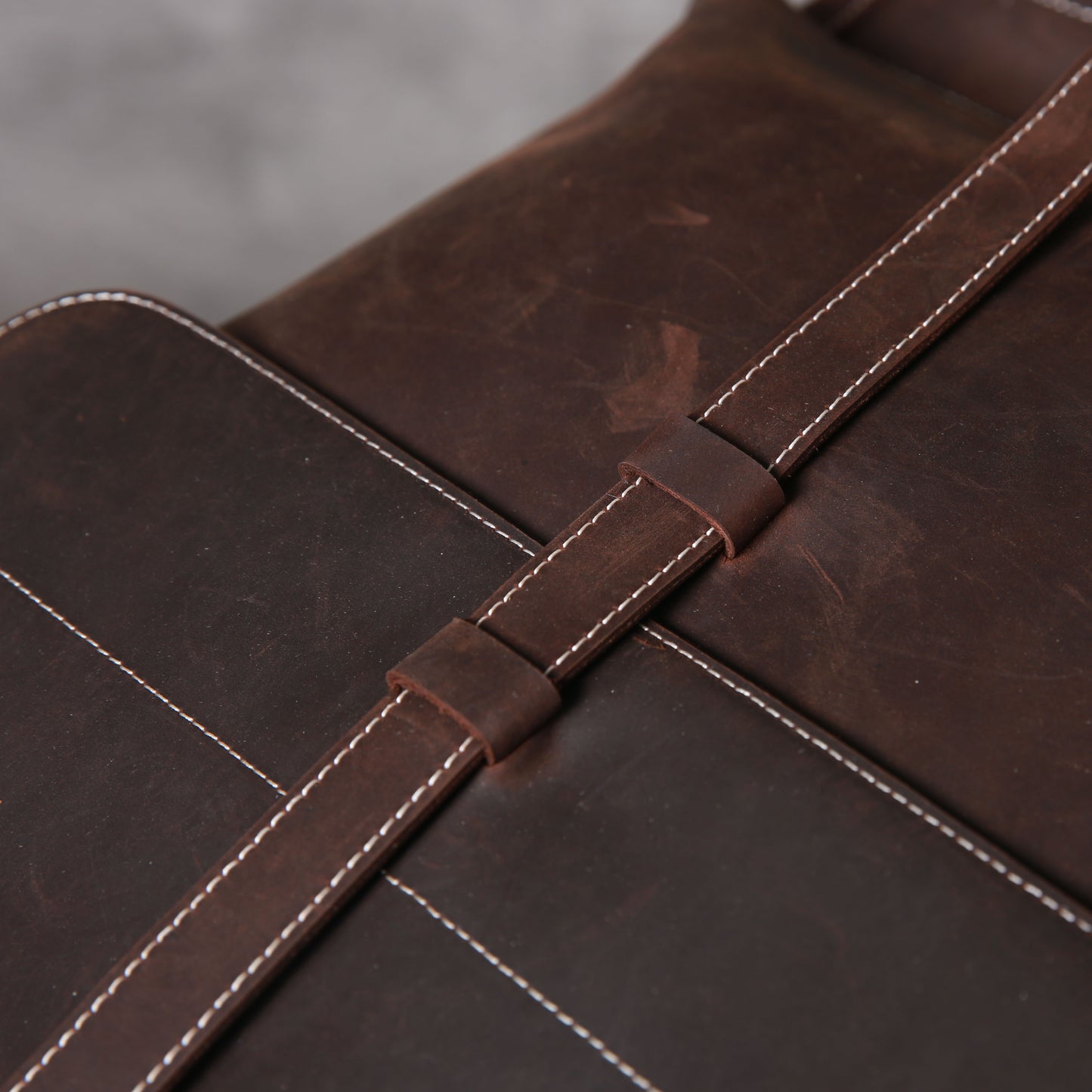 Men's Vintage Leather Backpack |  Full Grain Leather | Daypack