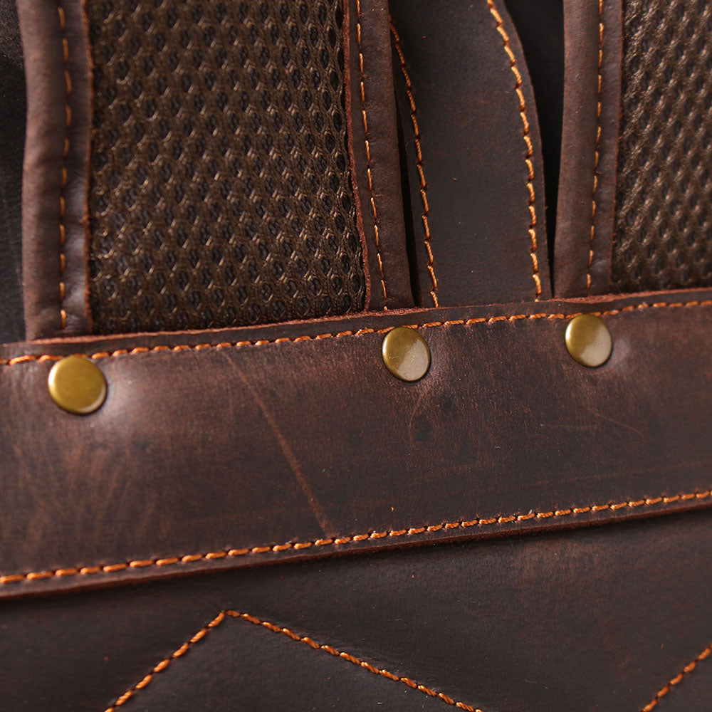 Men's Vintage Leather Backpack |  Full Grain Leather | Daypack