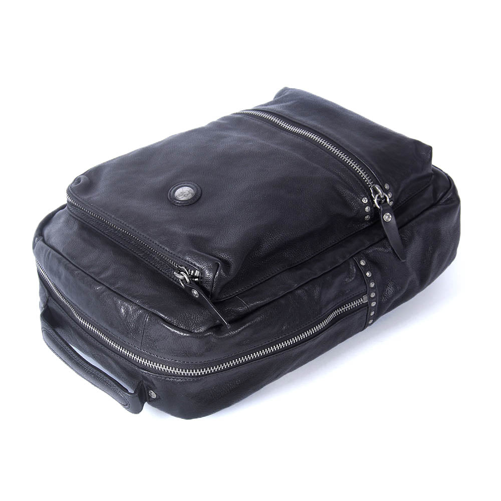 Men's Vintage Leather Backpack |  Italian Full Grain Leather | Laptop Daypack