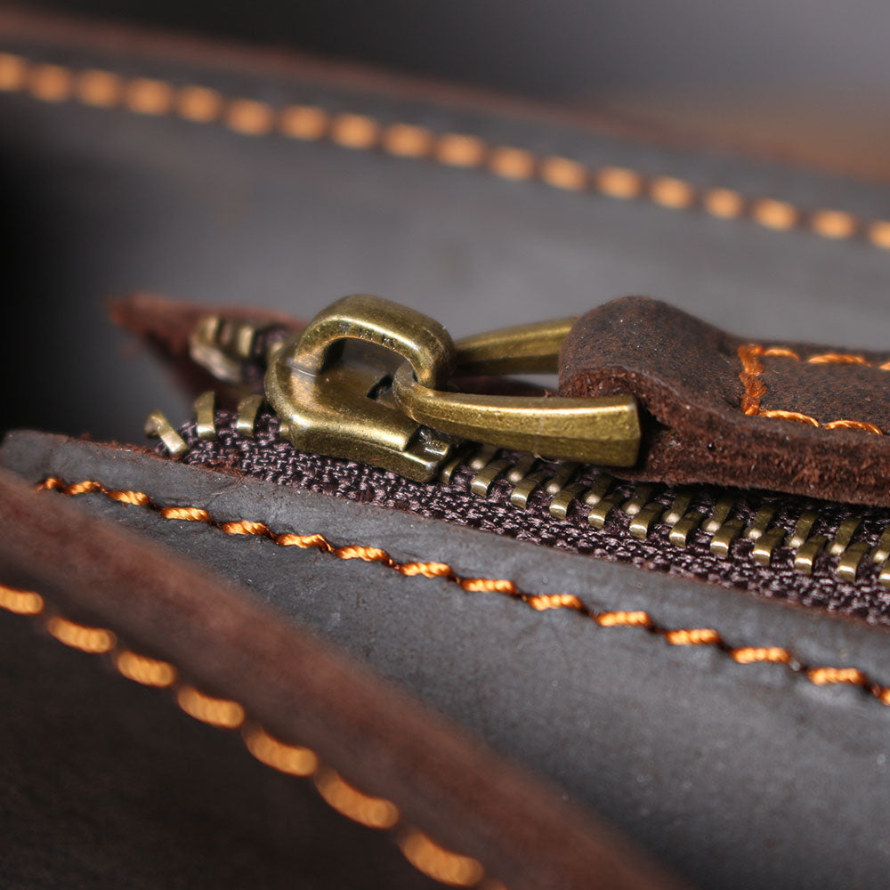 Vintage Leather Backpack For Men |  Full Grain Leather | Single/Shoulder & Double Straps Daypack