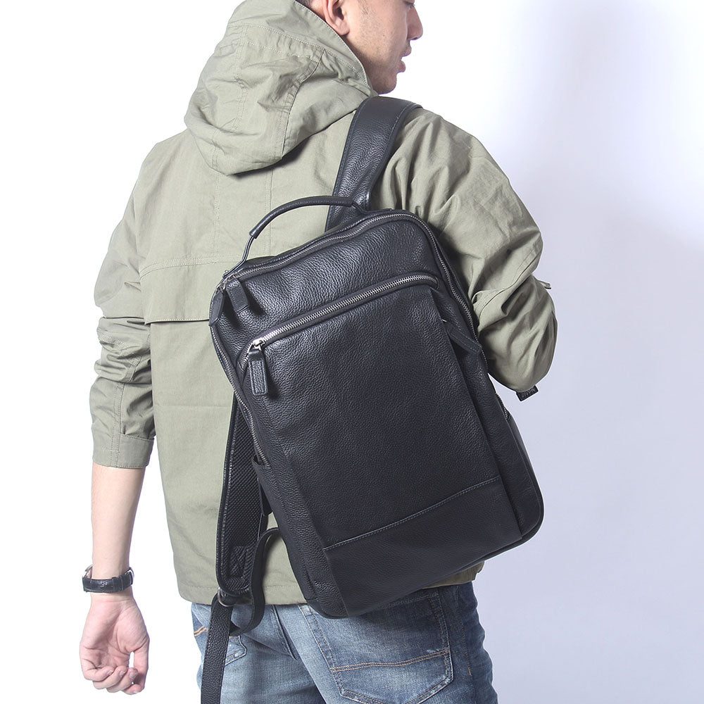 Genuine Leather Backpack For Men | Full Grain Leather | Handcrafted Daypack