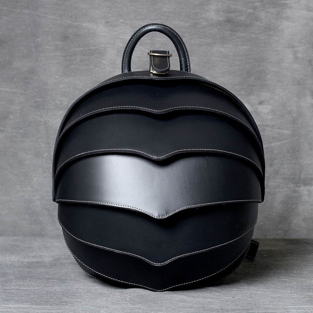 Stylish Leather Backpack |  Full Grain Leather | Beetle Daypack