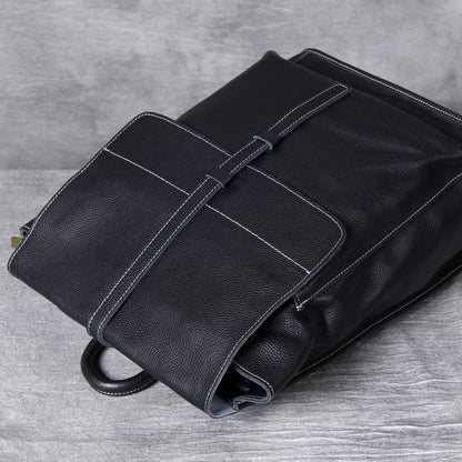 Men's Vintage Leather Backpack |  Full Grain Leather | Daypack