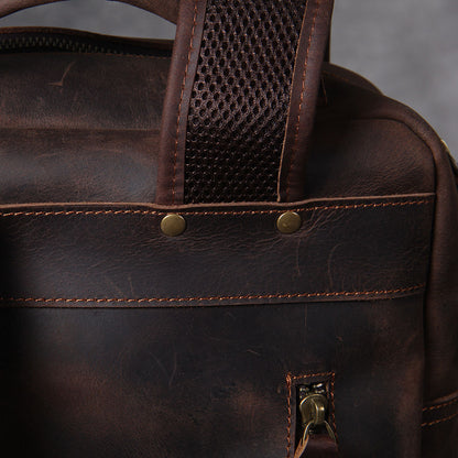 Men's Leather Backpack |  Full Grain Leather | Daypack