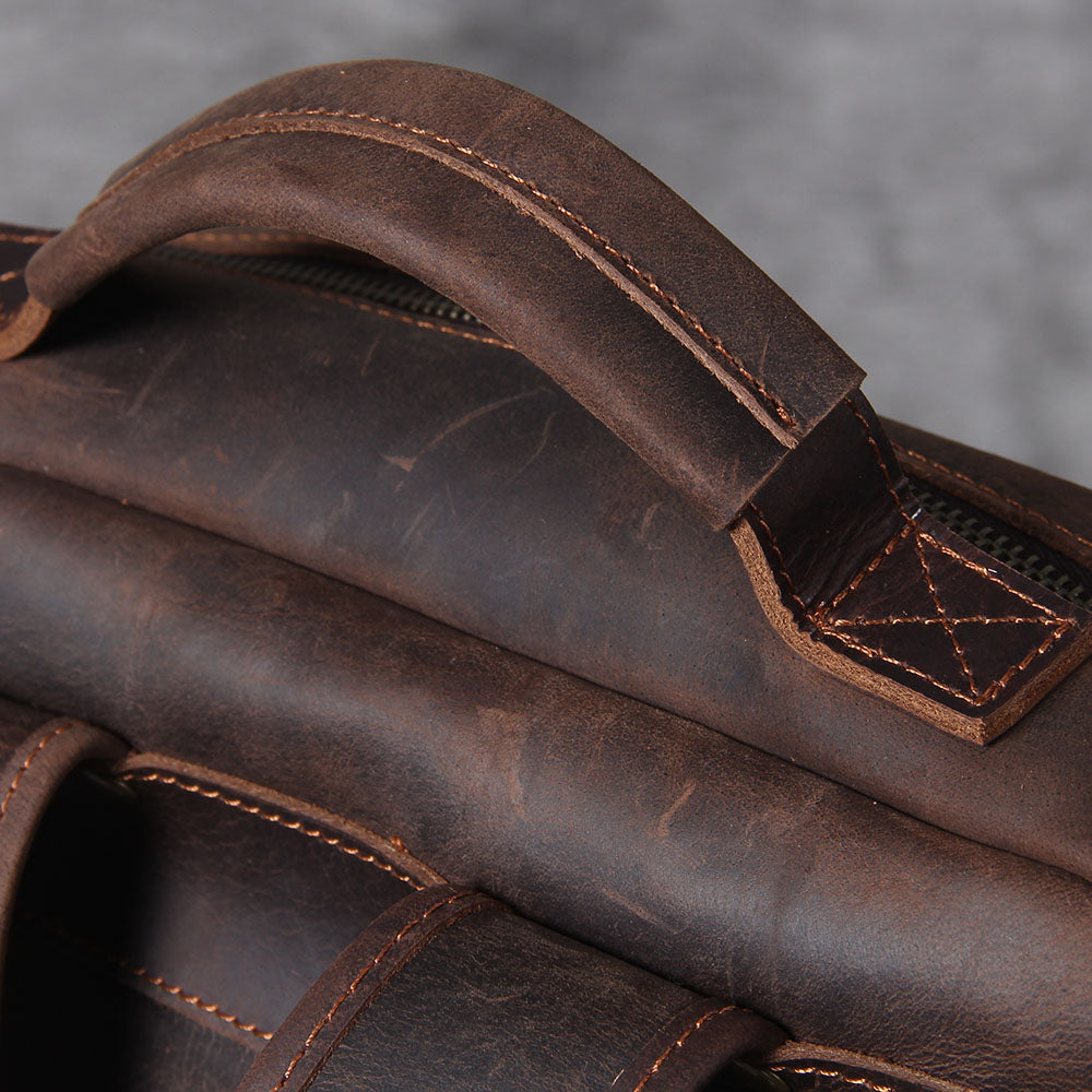 Men's Leather Backpack |  Full Grain Leather | Daypack