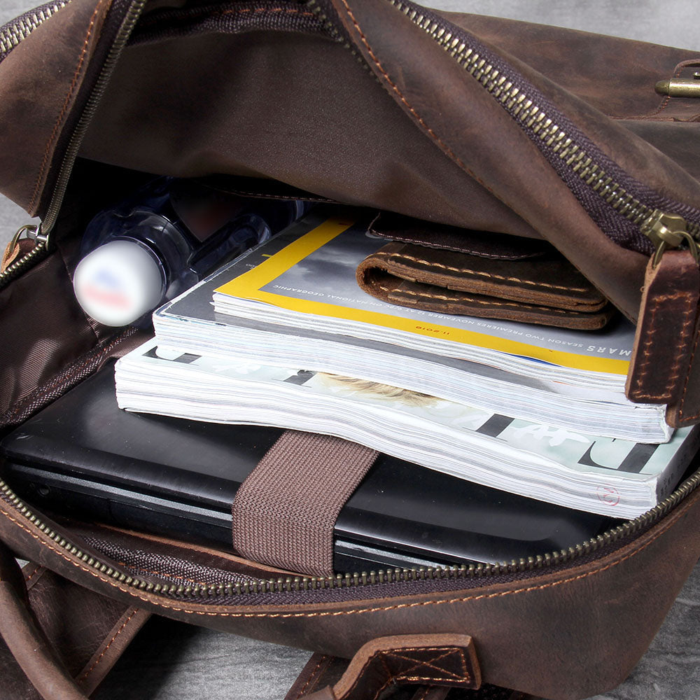 Men's Leather Backpack |  Full Grain Leather | Daypack