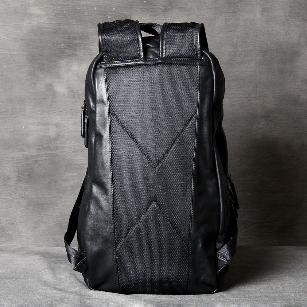 Men's Vintage Leather Backpack | Full Grain Leather | Laptop Daypack