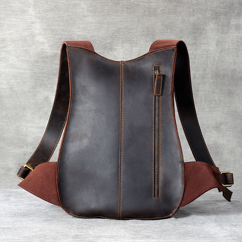 Men's Leather Backpack |  Full Grain Leather | Stylish Daypack