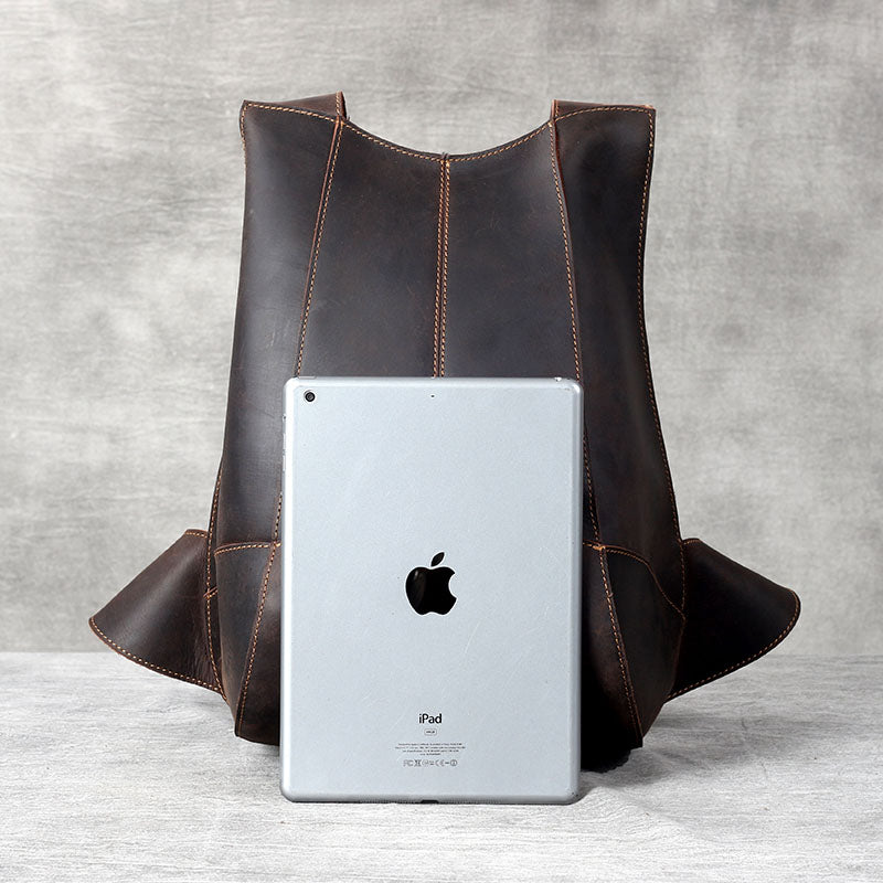 Men's Leather Backpack |  Full Grain Leather | Stylish Daypack