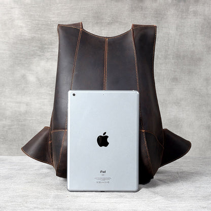 Men's Leather Backpack |  Full Grain Leather | Stylish Daypack