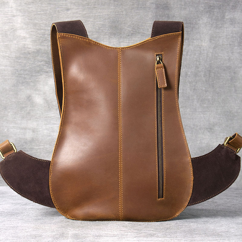 Men's Leather Backpack |  Full Grain Leather | Stylish Daypack