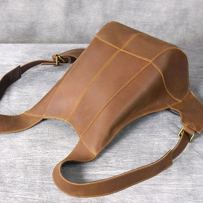 Men's Leather Backpack |  Full Grain Leather | Stylish Daypack