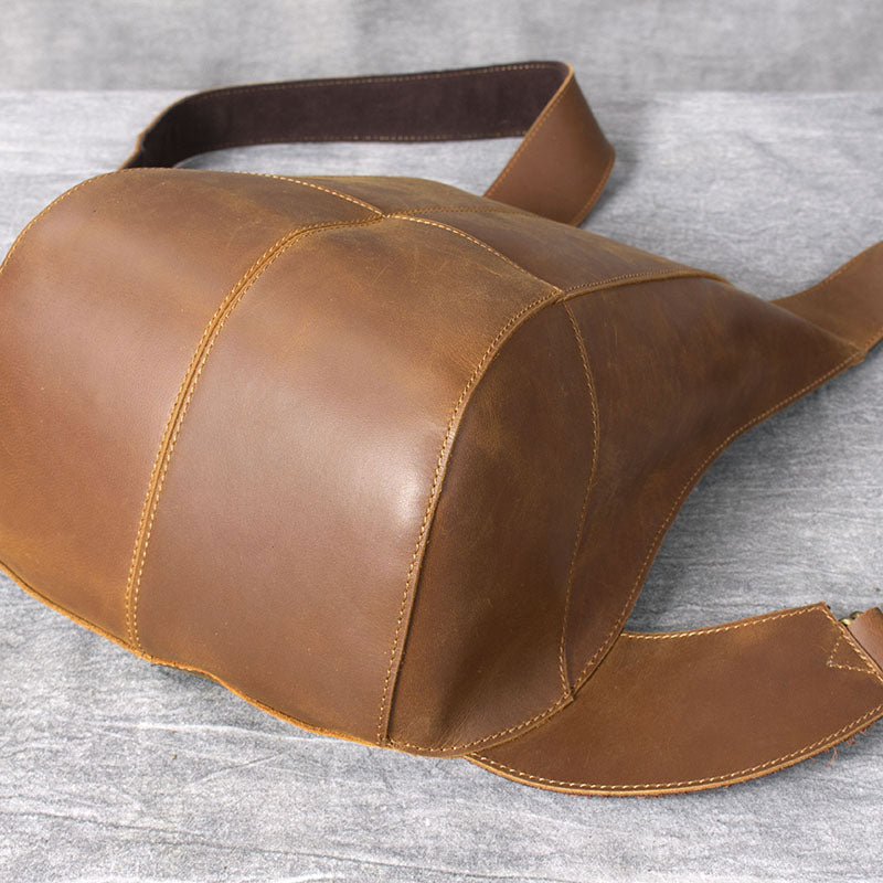 Men's Leather Backpack |  Full Grain Leather | Stylish Daypack