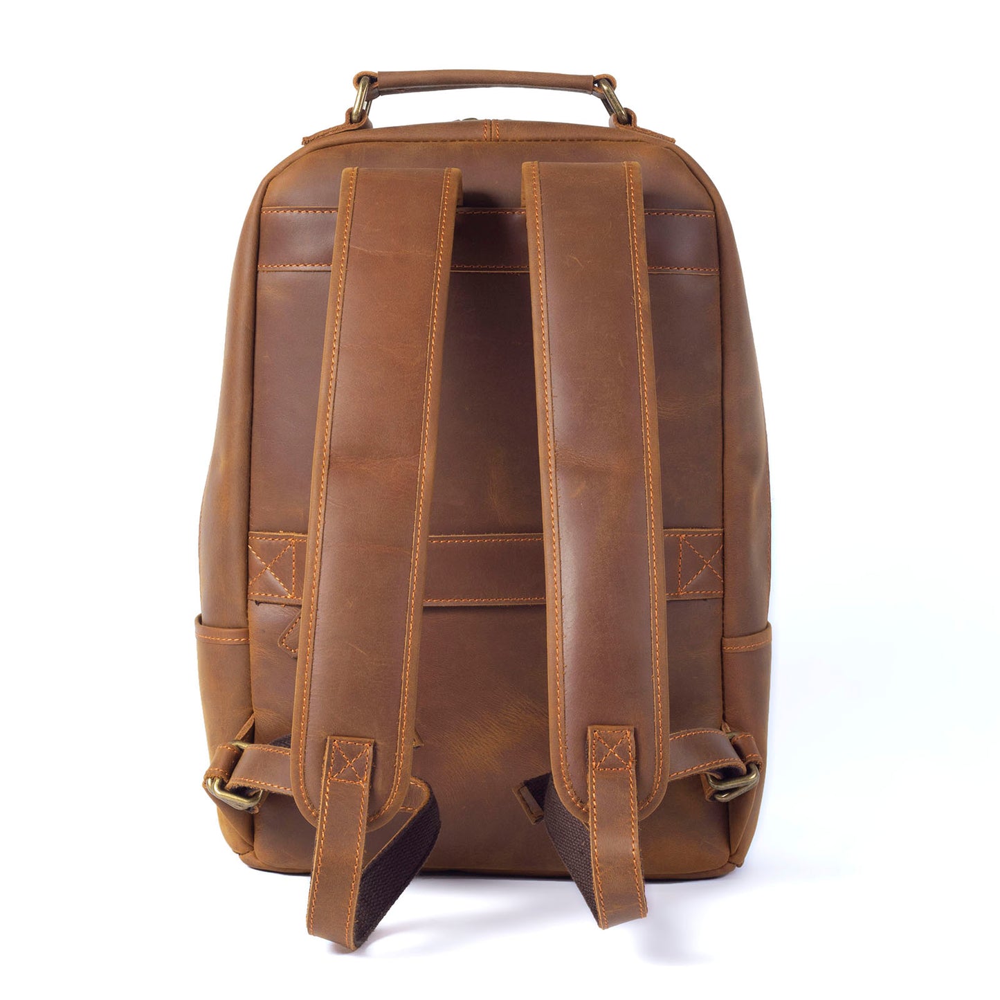 Men's Vintage Leather Backpack |  Full Grain Leather | Laptop Daypack