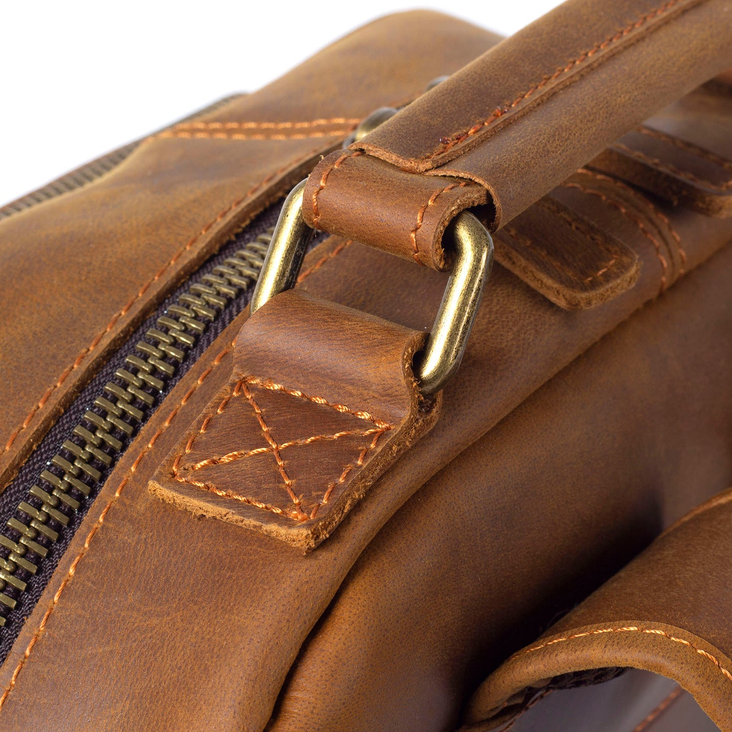 Men's Vintage Leather Backpack |  Full Grain Leather | Laptop Daypack