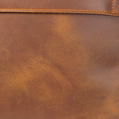 Men's Vintage Leather Backpack |  Full Grain Leather | Laptop Daypack