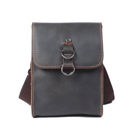 Men's Leather Shoulder Bags |  Full Grain Leather | Handmade