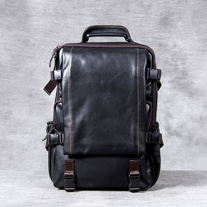 Men's Genuine Leather Backpack | Full Grain Daypack | Handmade