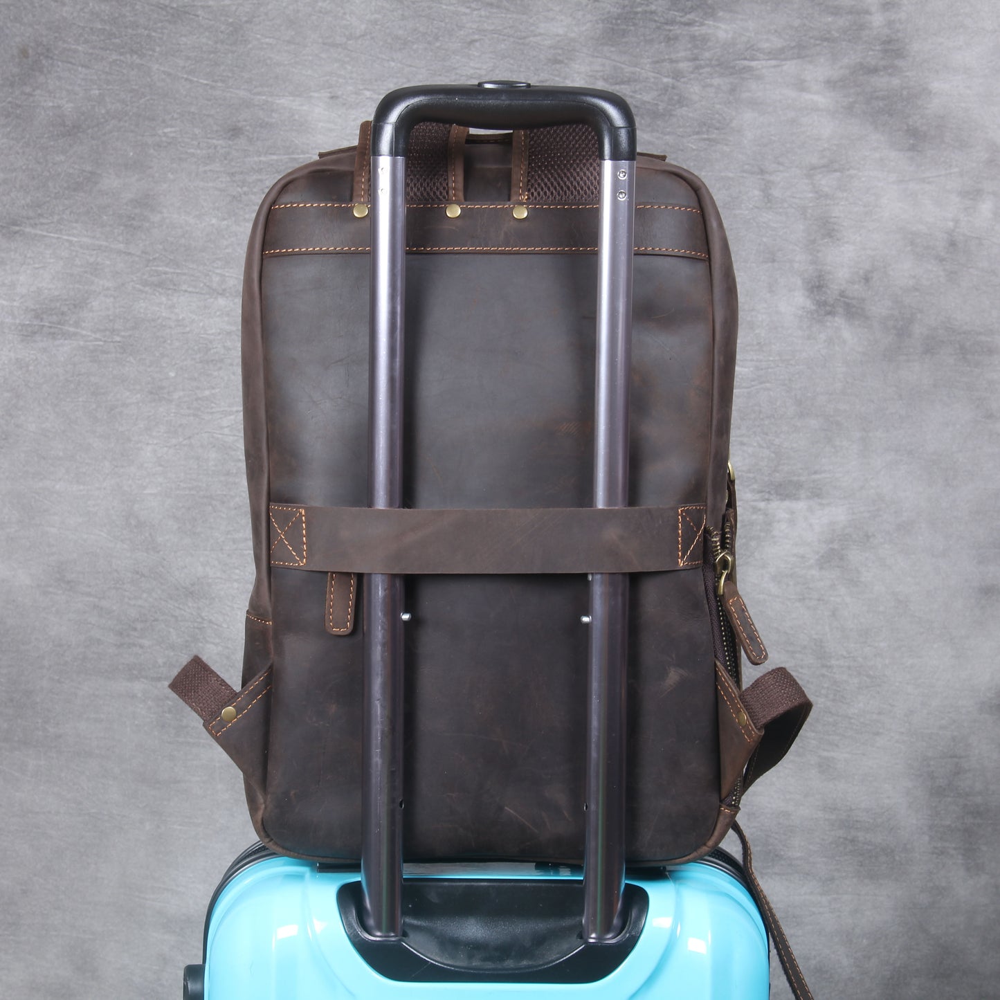 Genuine Leather Backpack For Men | Full Grain Leather | Handcrafted Daypack